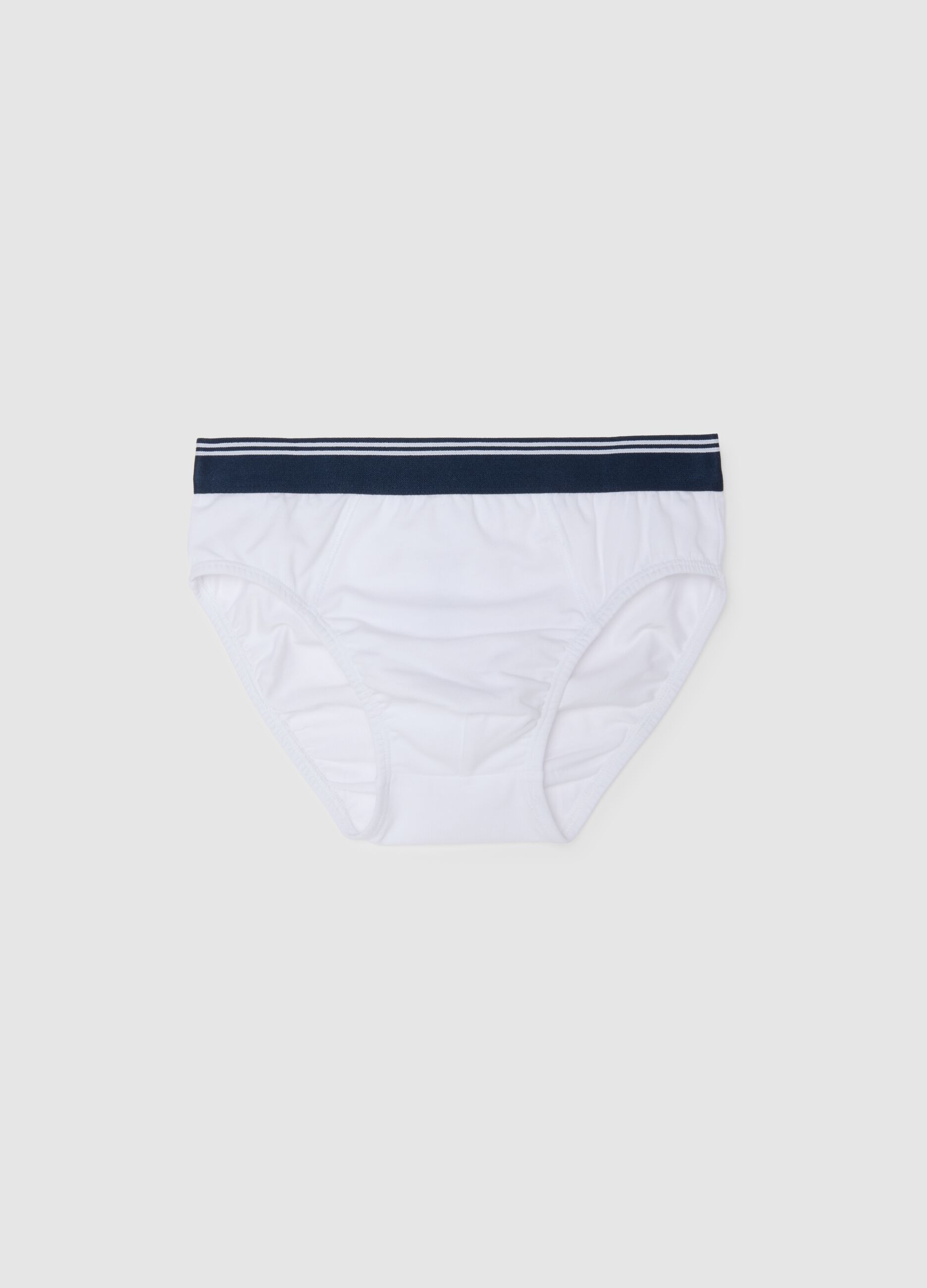 Multicolor Boys' Regular Fit Cotton Stretch Briefs