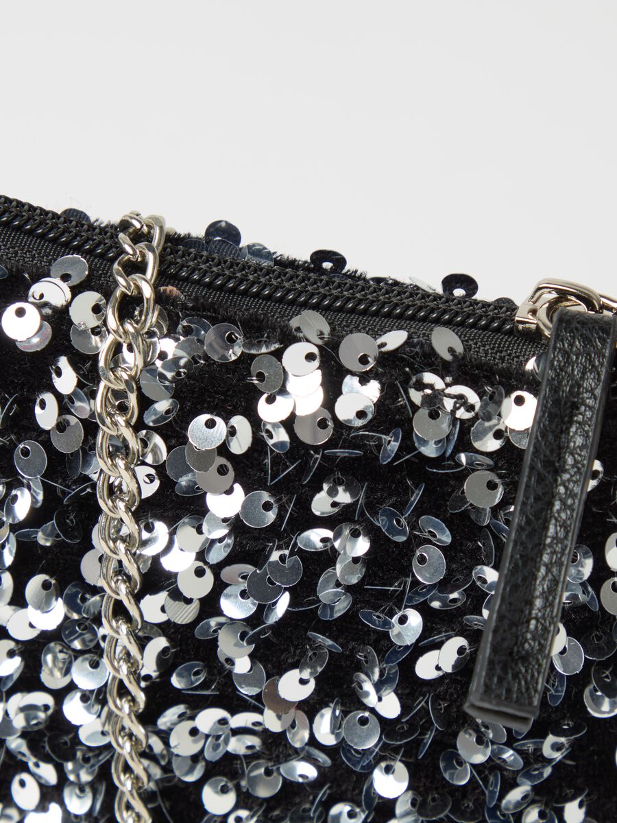 Mobile phone holder with sequins_2