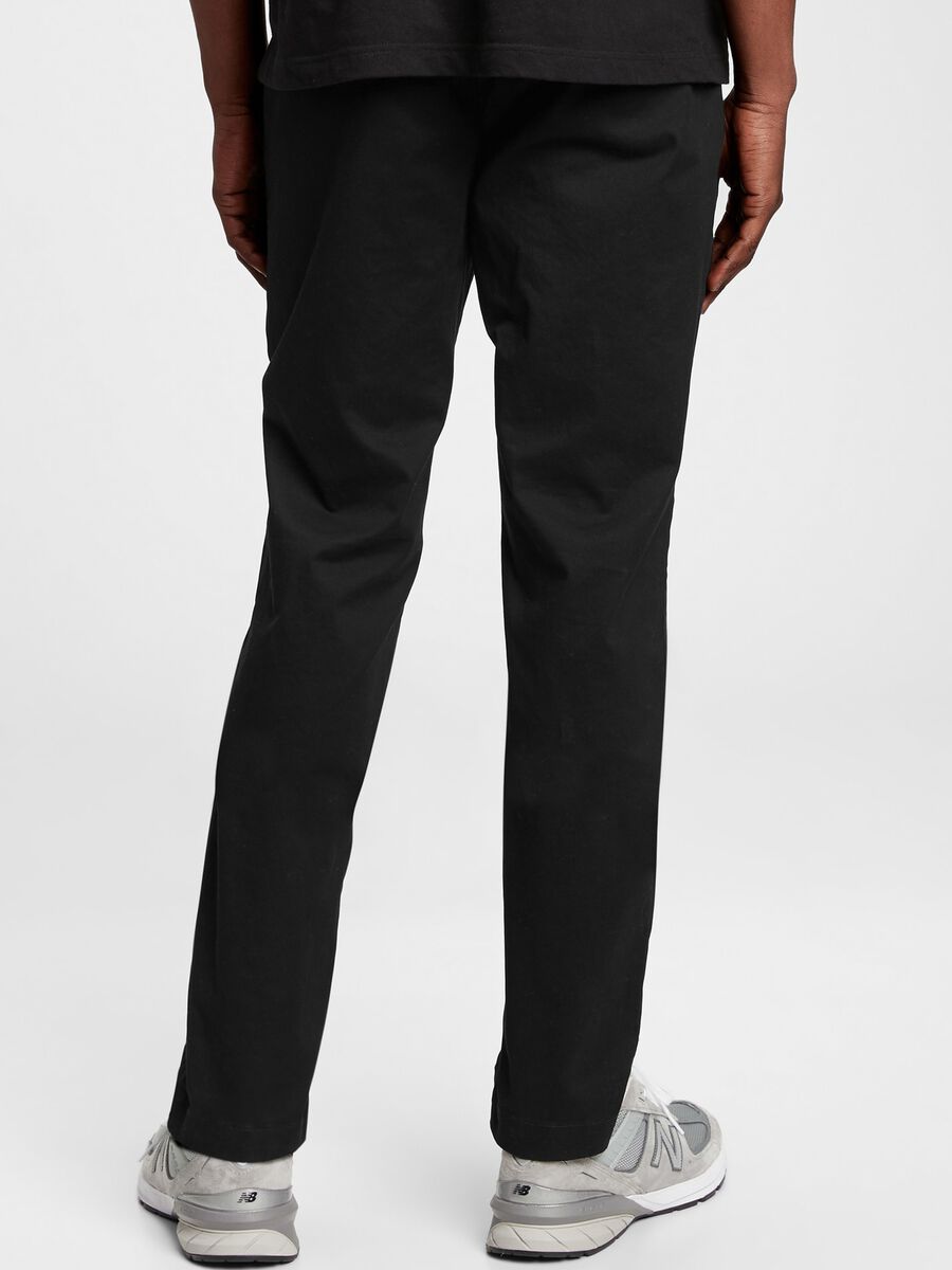 Pantaloni slim fit in cotone stretch_4