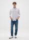 Pure cotton blue relaxed fit jeans_0