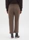 Brown Micro Check Regular Fit Trousers_2