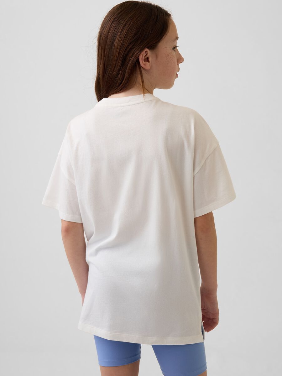 T-shirt a maniche corte in puro cotone_1