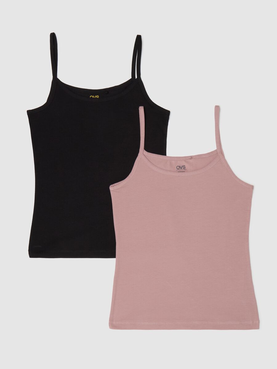 Two-pack vests with round neck_4
