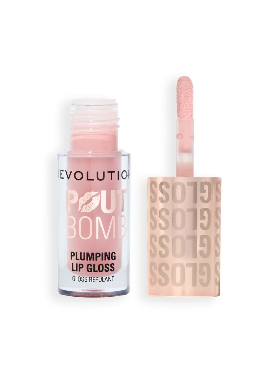 Revolution Pout Bomb Plumping Gloss Candy Pink Nude_2