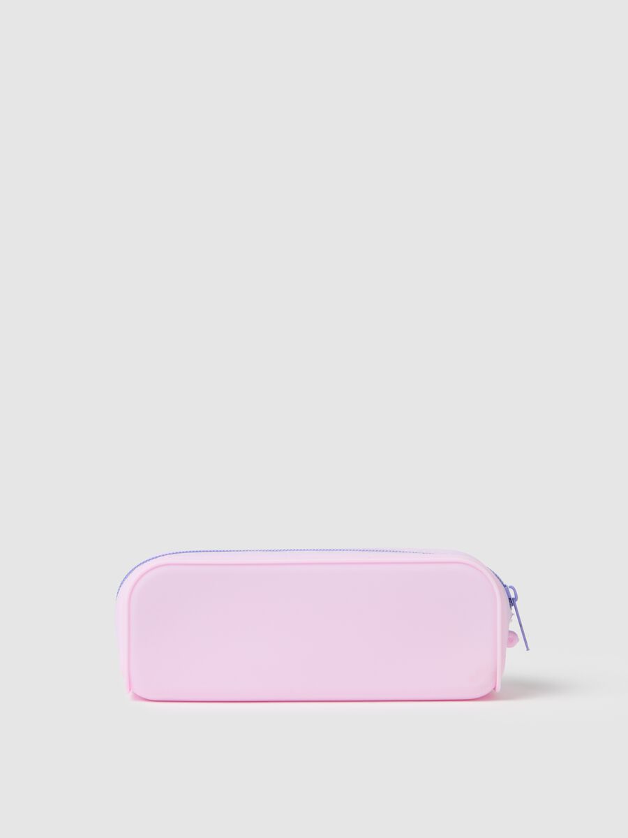 Pink silicone case with heart design_1