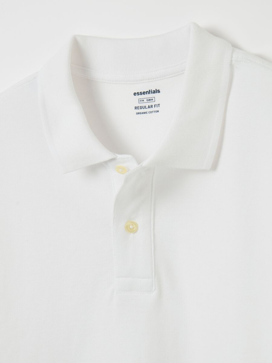 Polo shirt in organic cotton piquet_5