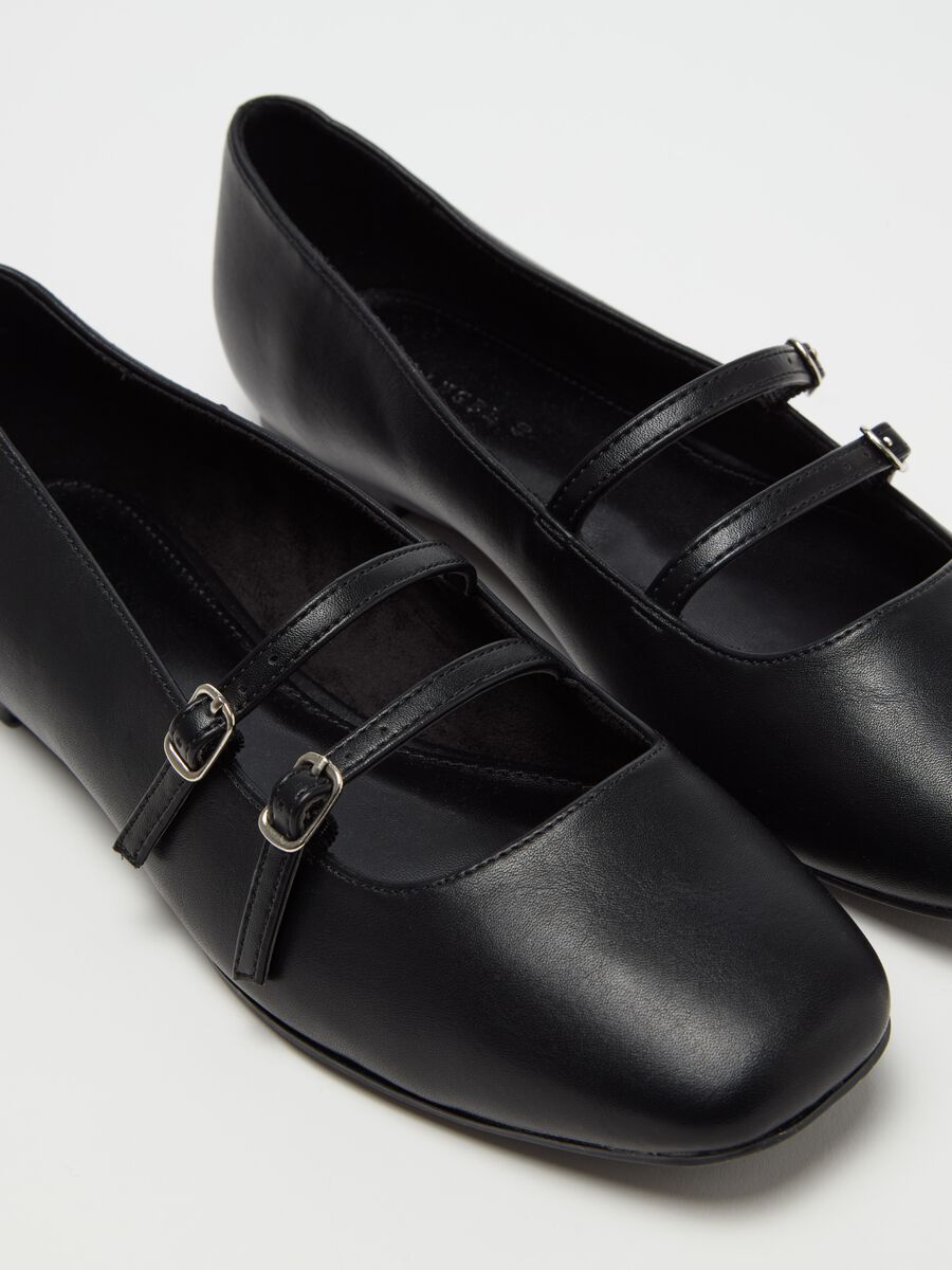 Ballerina flats with double straps_1