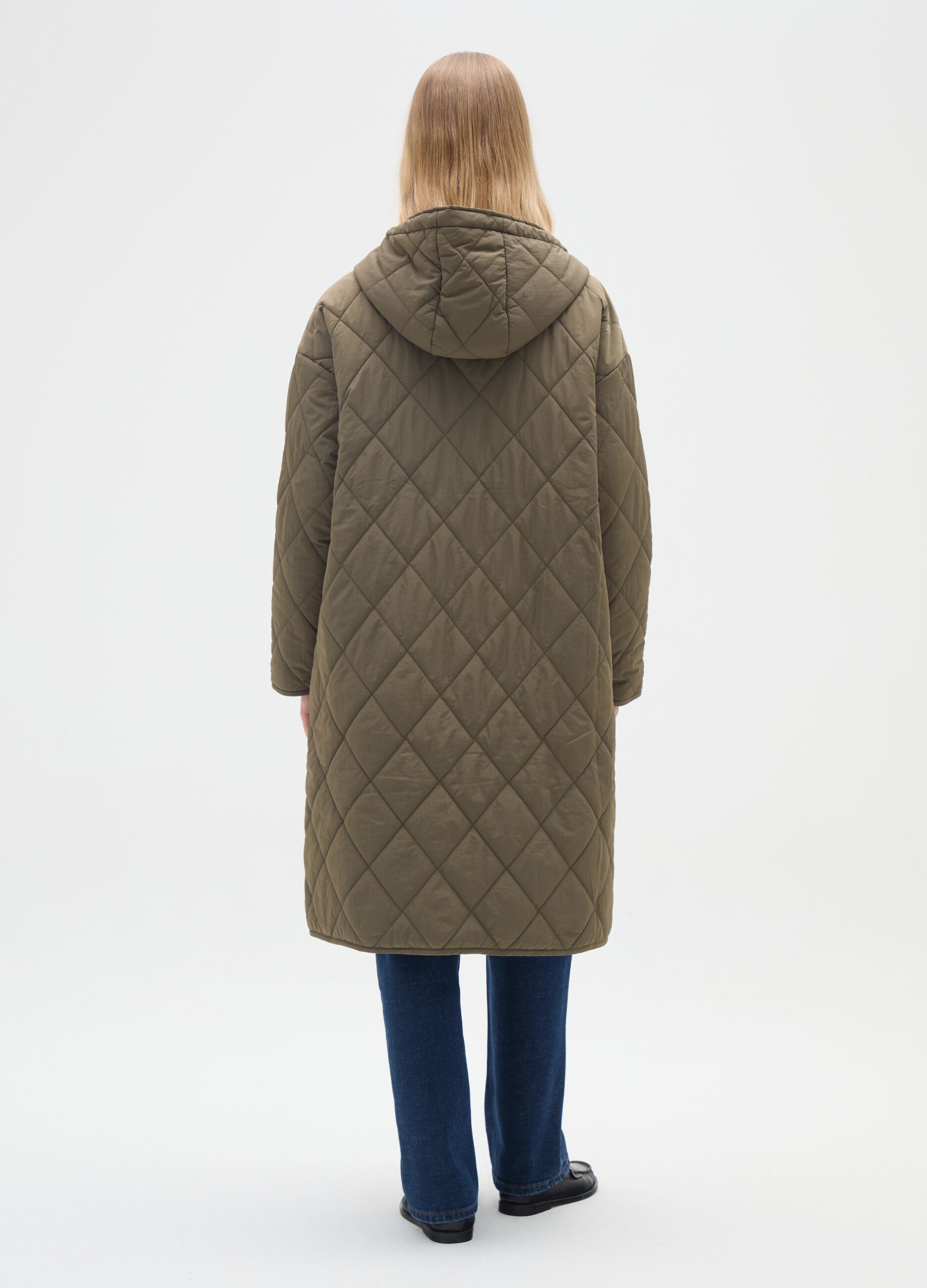 Green Quilted Jacket