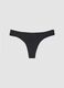 Black Brazilian-style bikini bottoms with stretch_0