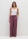 Pink striped pyjama trousers with elasticated waistband_0