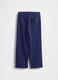 Blue trousers for boys in cotton and polyester blend_1