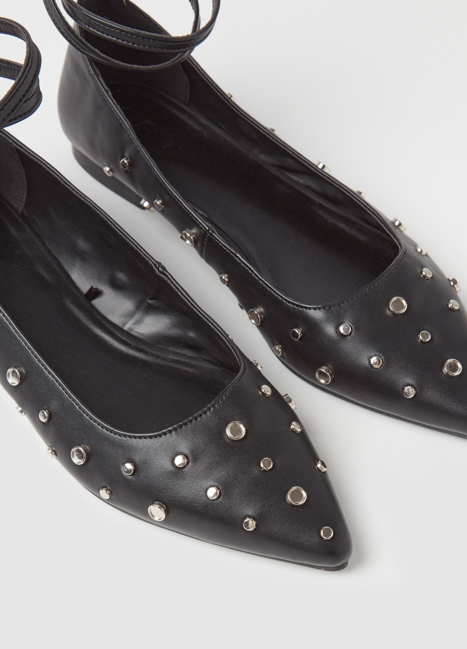 Scarpe ballerine con punta sale
