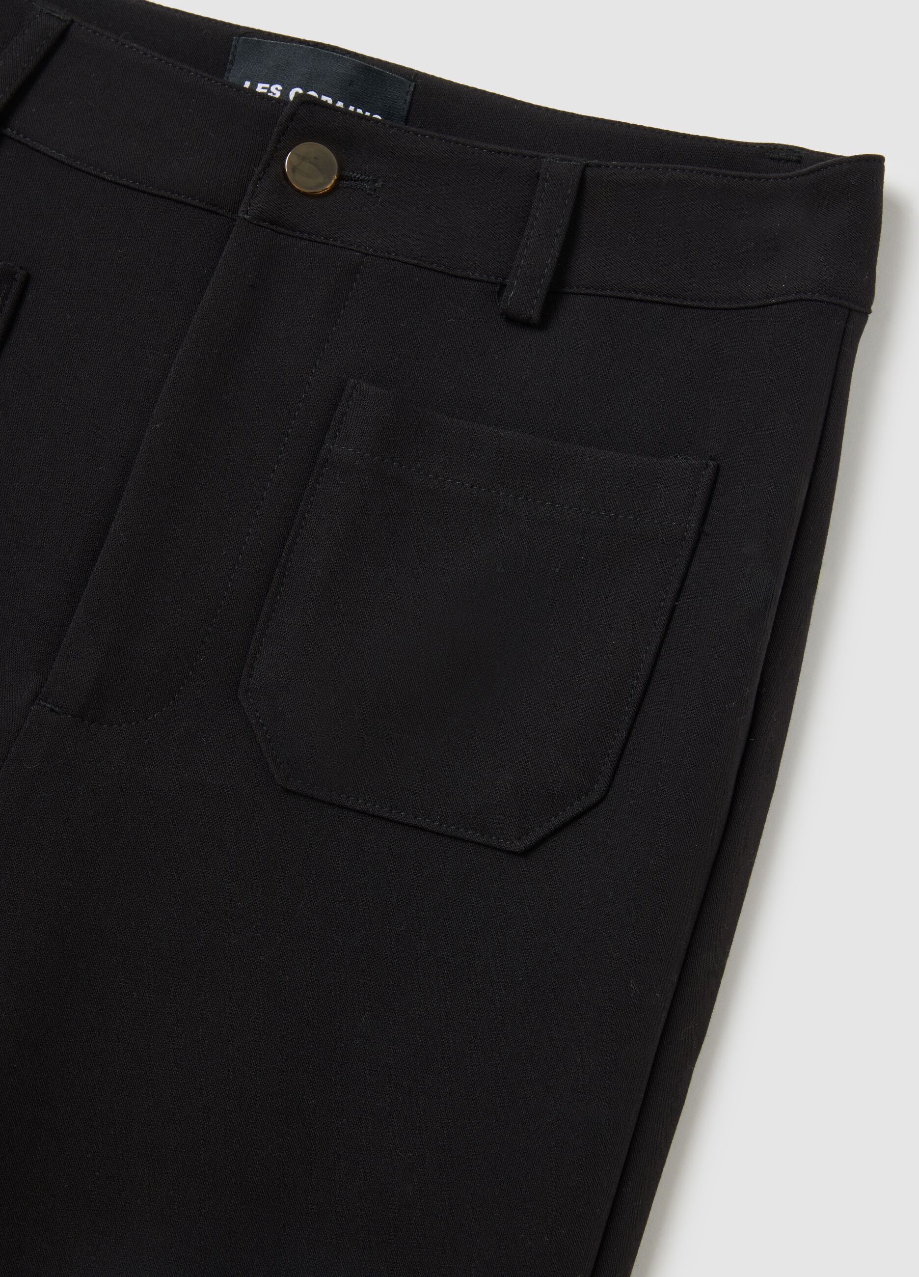 Black Wide-Leg Trousers