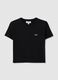 Women's black pure cotton T-shirt_4