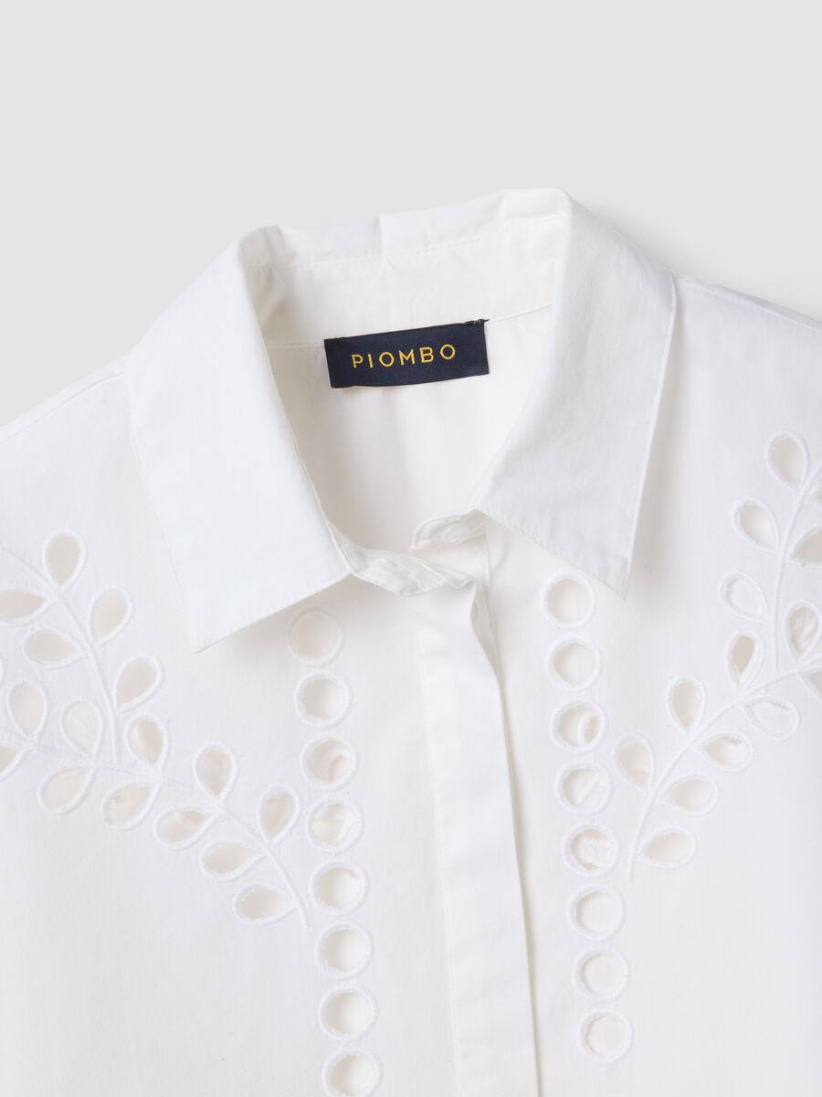 White pure cotton shirt with broderie anglaise detailing_1