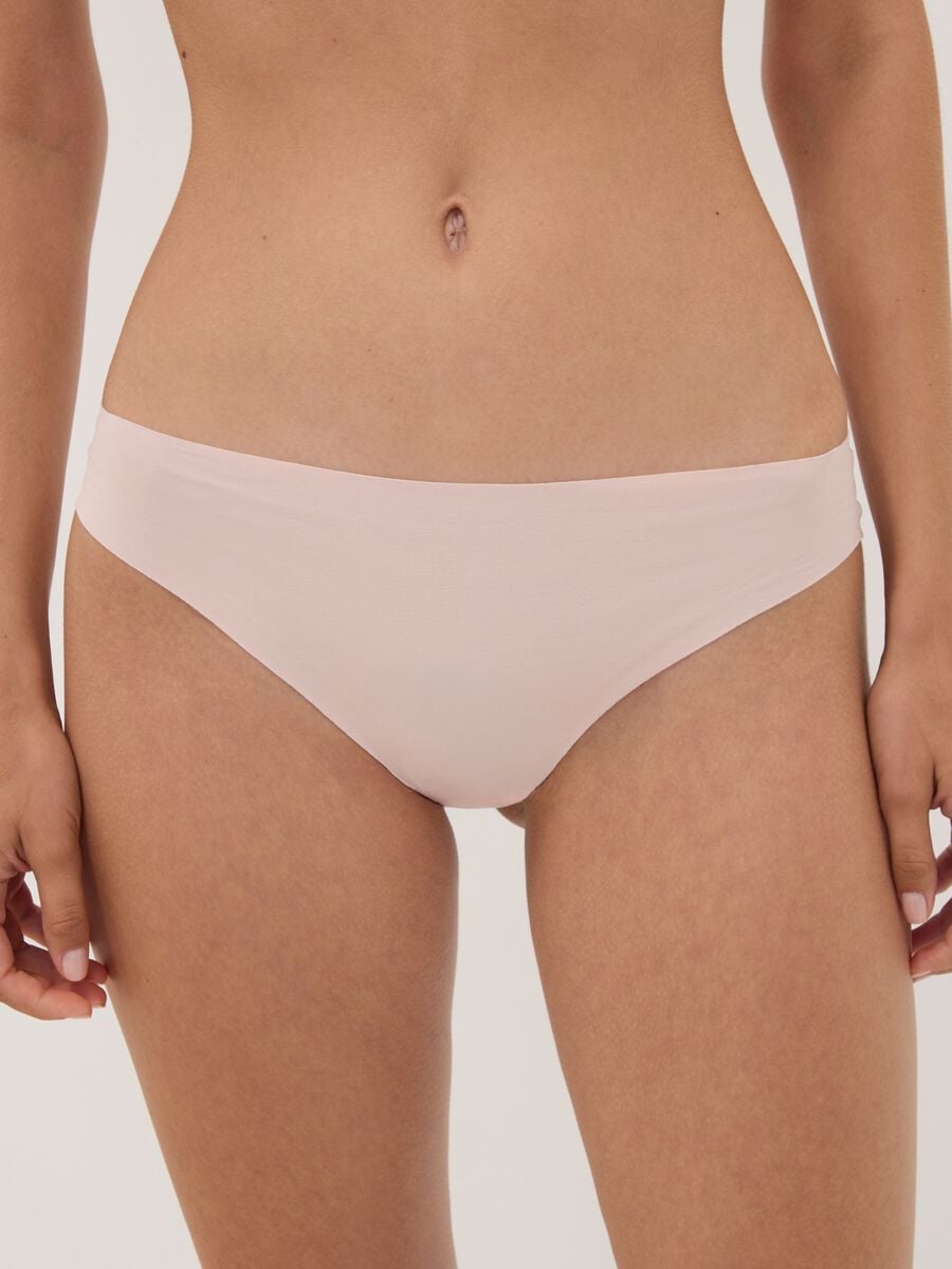 Slip rosa in cotone organico elasticizzato_1