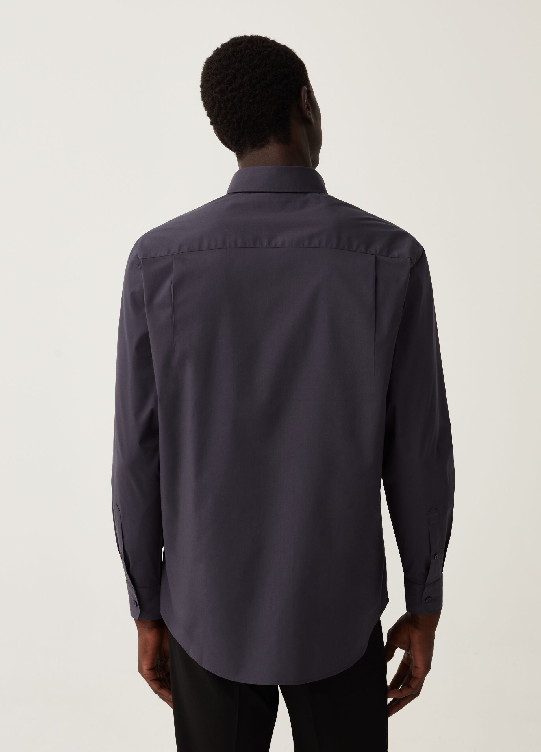 Camicia regular fit button-down con tasca_2