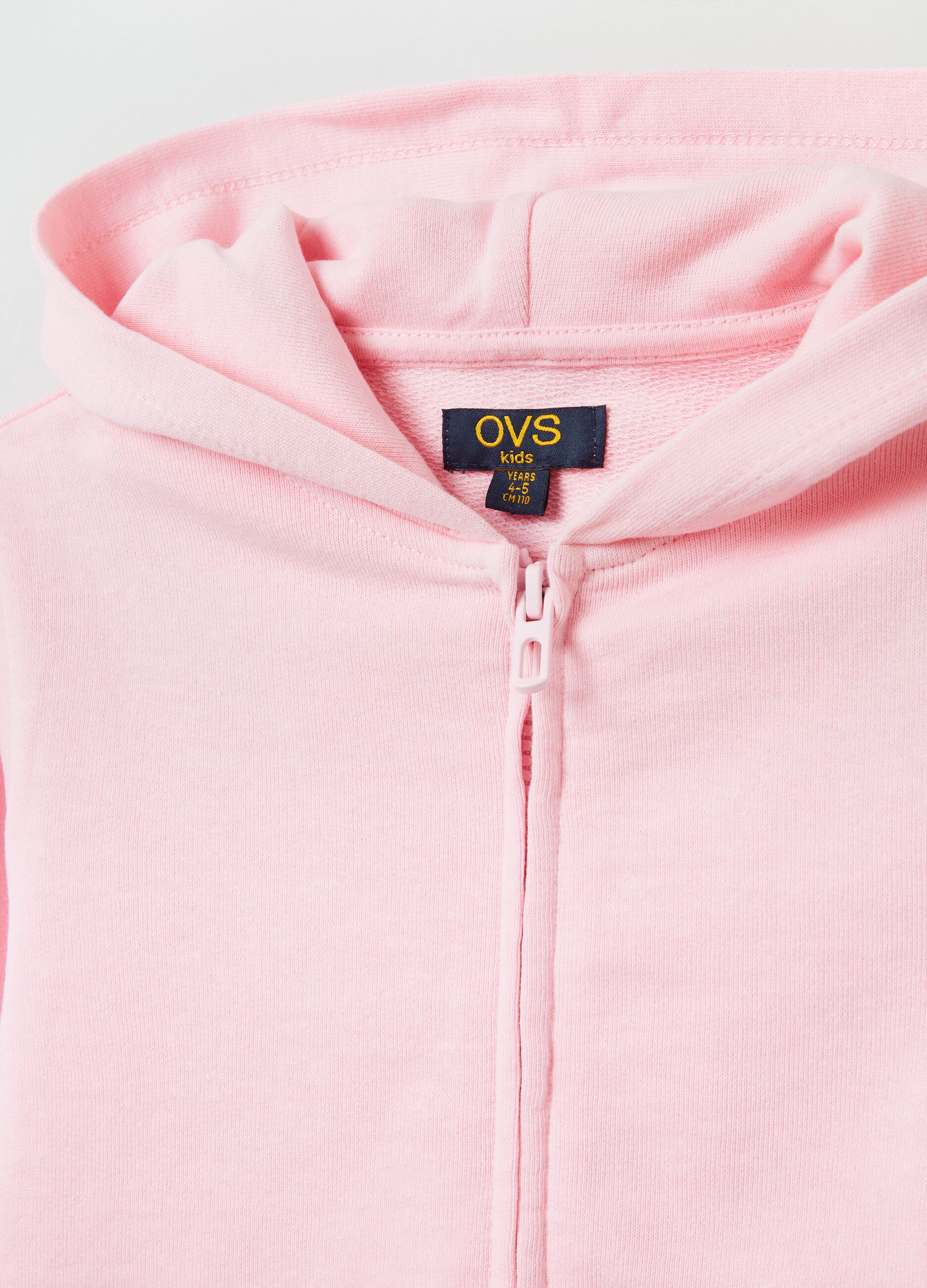 Full-zip in French Terry con cappuccio_2