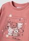Multicolour pure cotton set with animal-print sweatshirt for baby girl_2