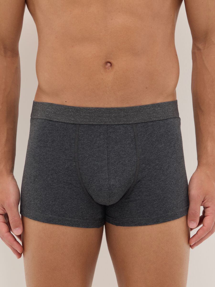 Multipack of regular fit multicoloured cotton stretch boxers_1