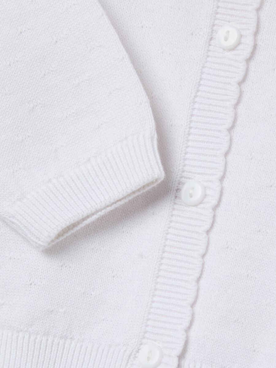 Cotton cardigan with scalloped neck_3