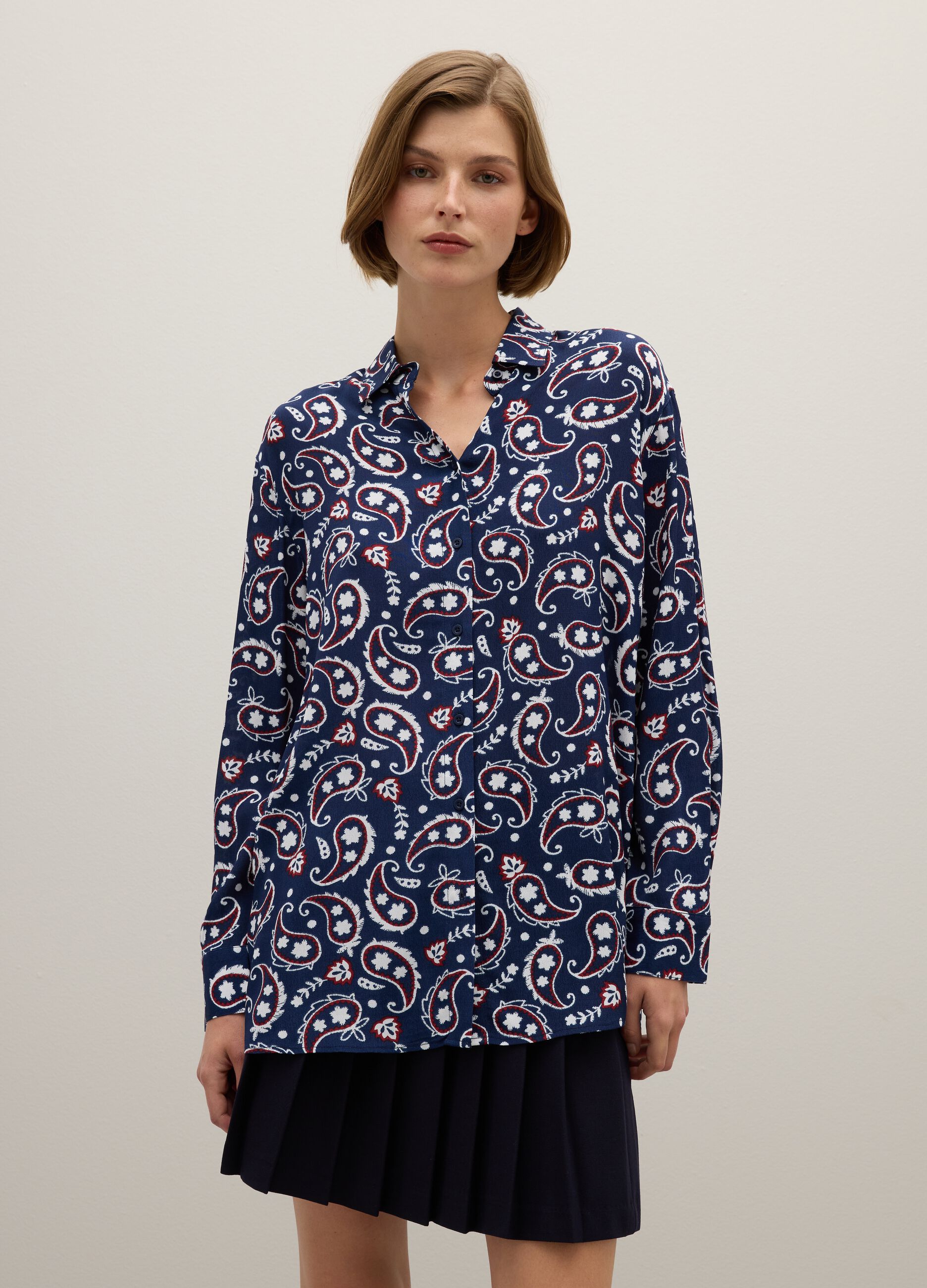 Multicolour Pattern Regular Fit Shirt