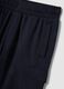 Blue cotton-blend Bermuda shorts_1