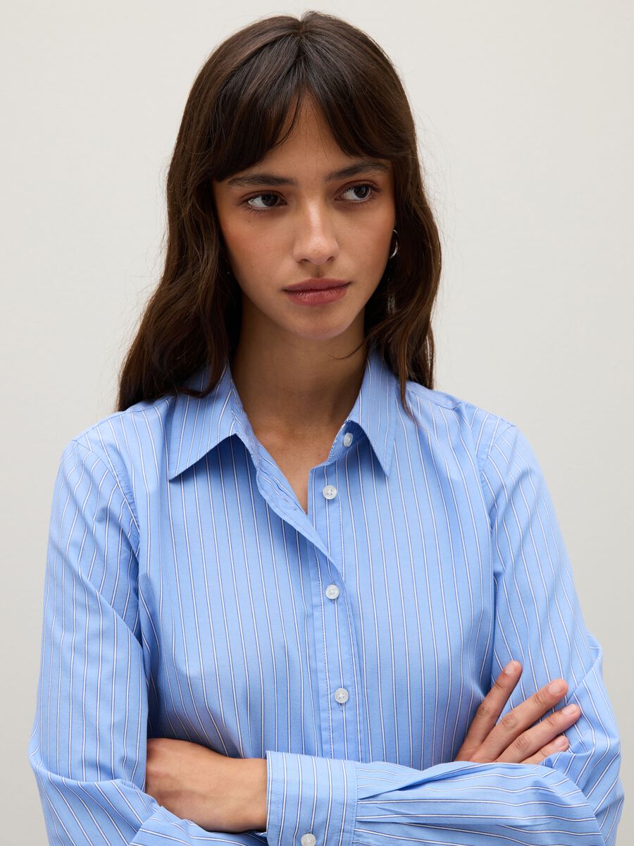 Multicoloured pure cotton regular fit shirt_3