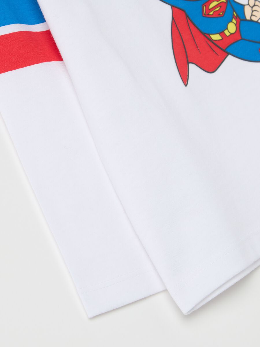 Long-sleeved T-shirt with Superman print_3