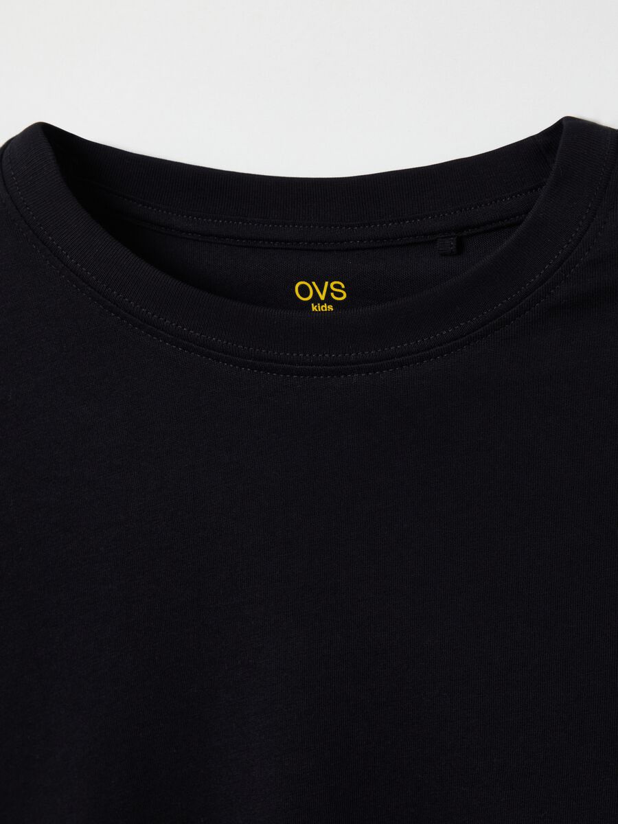 T-shirt in cotone tinta unita_2