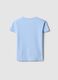 Girls' blue cotton blend t-shirt regular fit_4