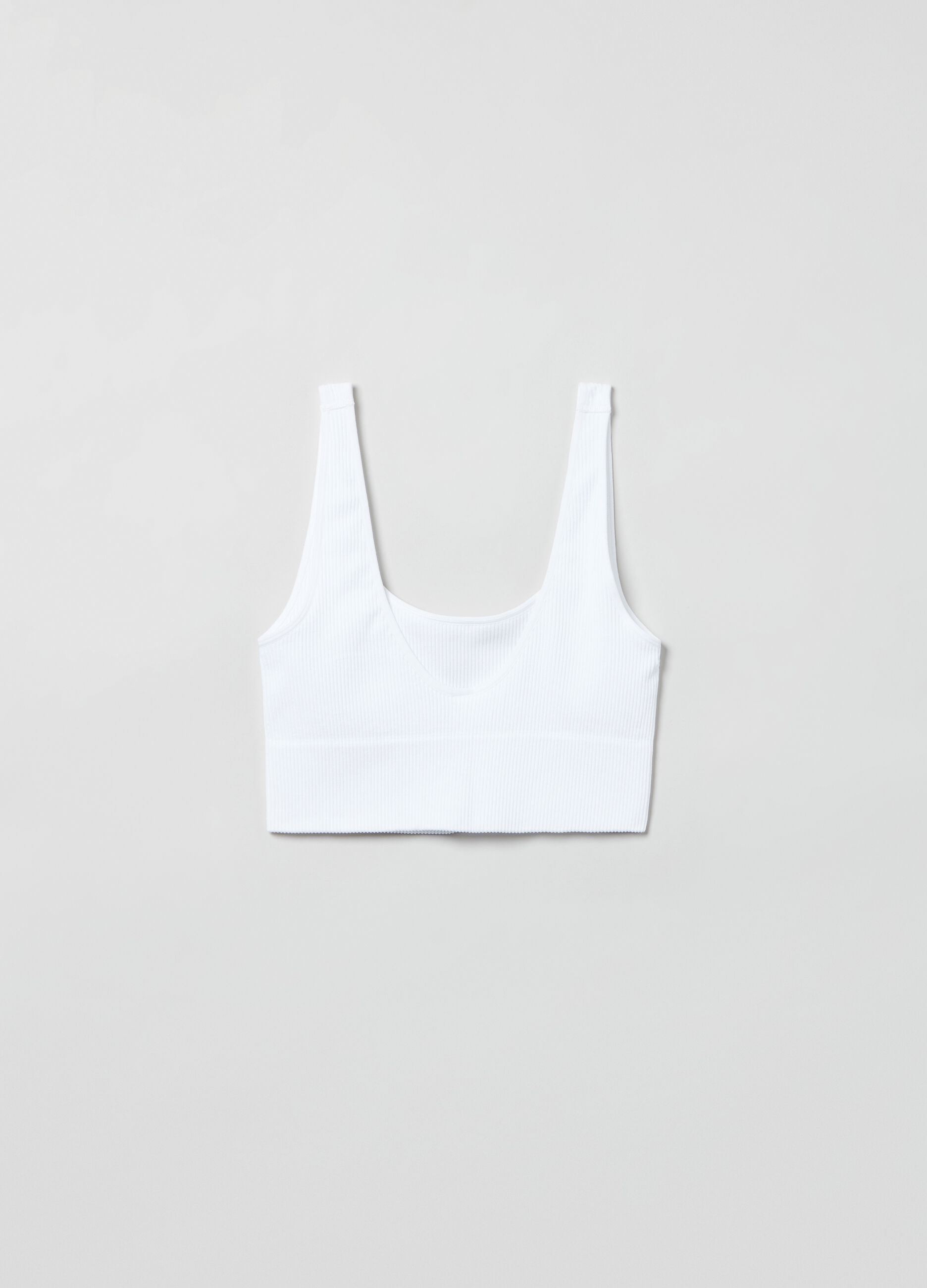 Canotta seamless con spalline sottili