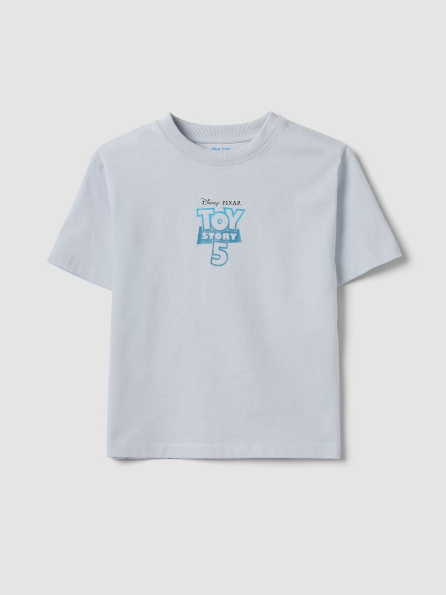 Grey pure cotton Toy Story graphic T-shirt for boys_0