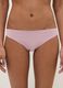 Slip a brasiliana in cotone elasticizzato rosa regular fit_1
