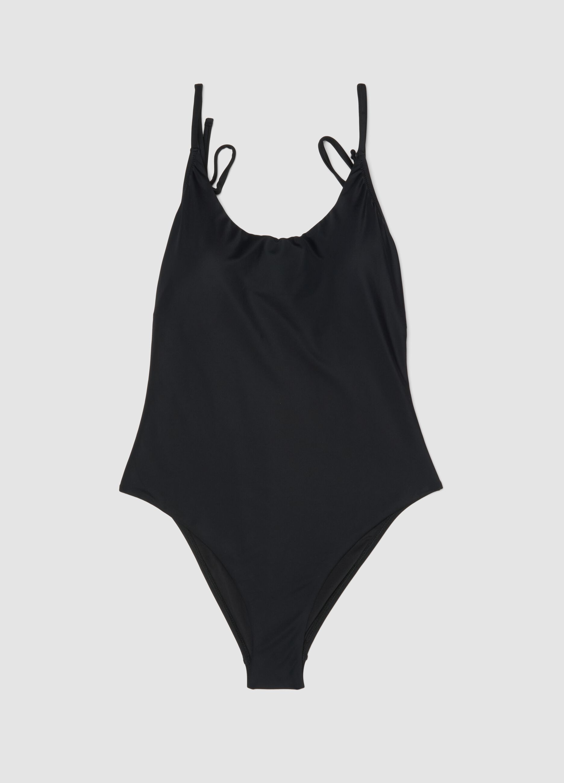 Black Fitted Swimsuit