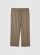 Brown wide leg trousers_4