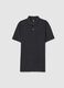 Men&rsquo;s black polo shirt in 100% cotton with regular fit_4