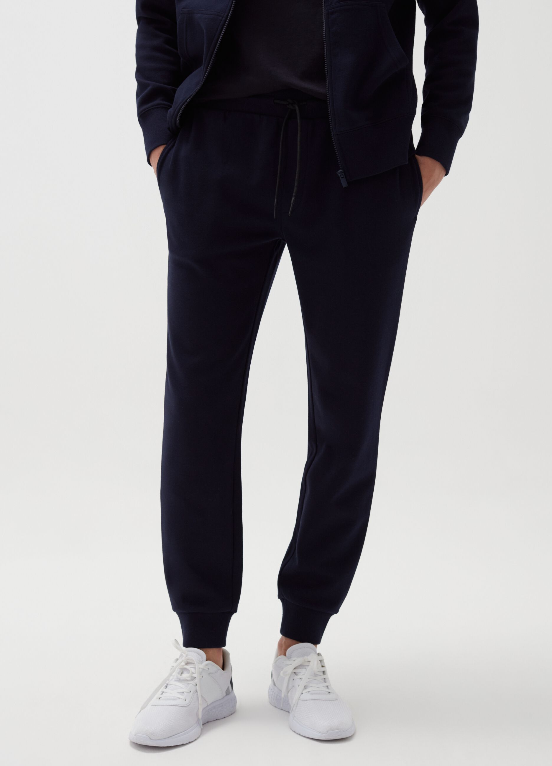 Joggers in felpa con coulisse