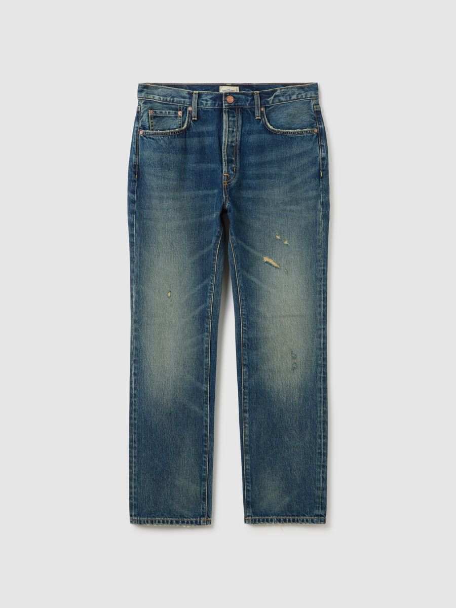 Pure Cotton Regular Fit Denim Jeans_4