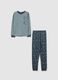 Boy's pyjama in pure cotton blue regular fit_0