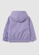 Girls' Purple Jacket with Hood_1