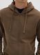 Brown zip cotton sweatshirt_3