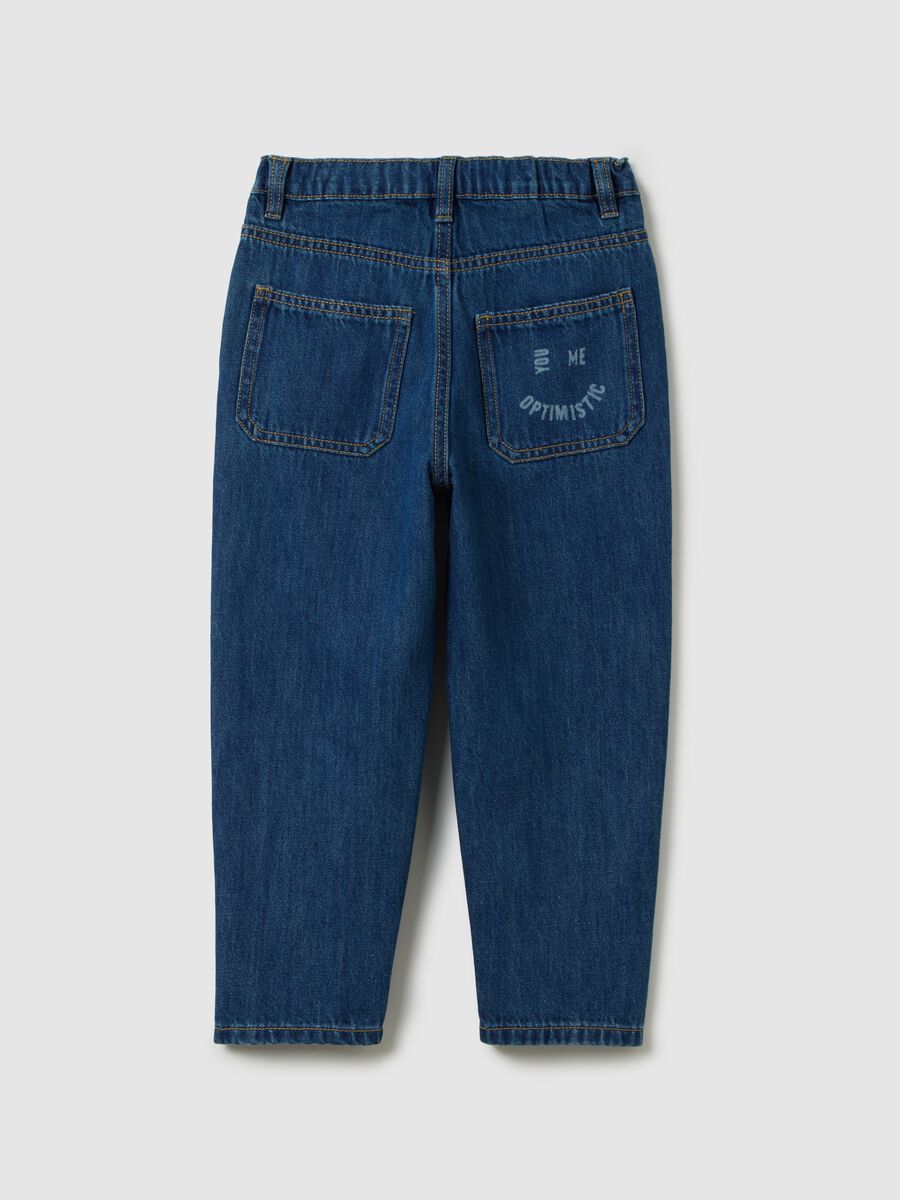 Children's Baggy Blue Denim Jeans_1