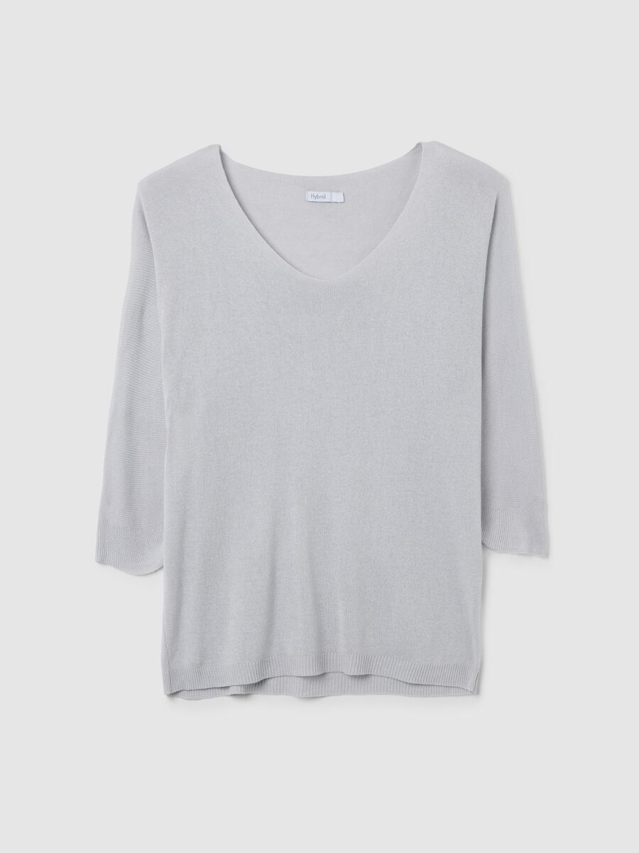 Grey regular fit sweater_4