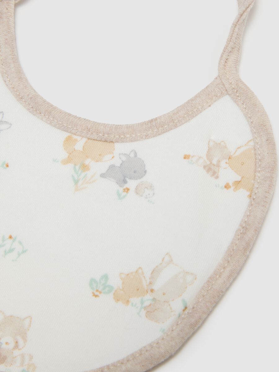 Bipack bavette da neonata in puro cotone multicolor_1