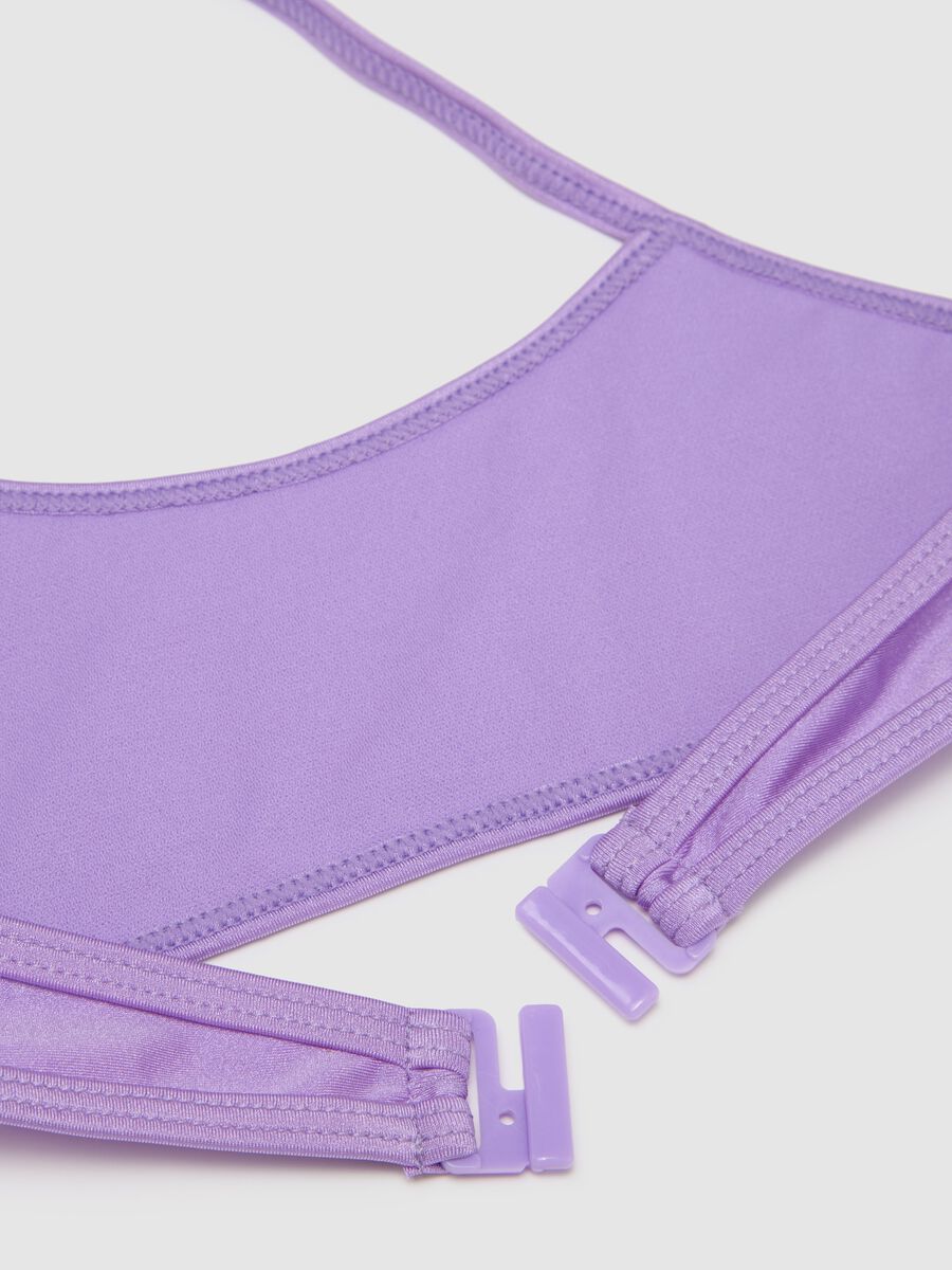 Girls' Purple Stretch Blend Swimsuit_3