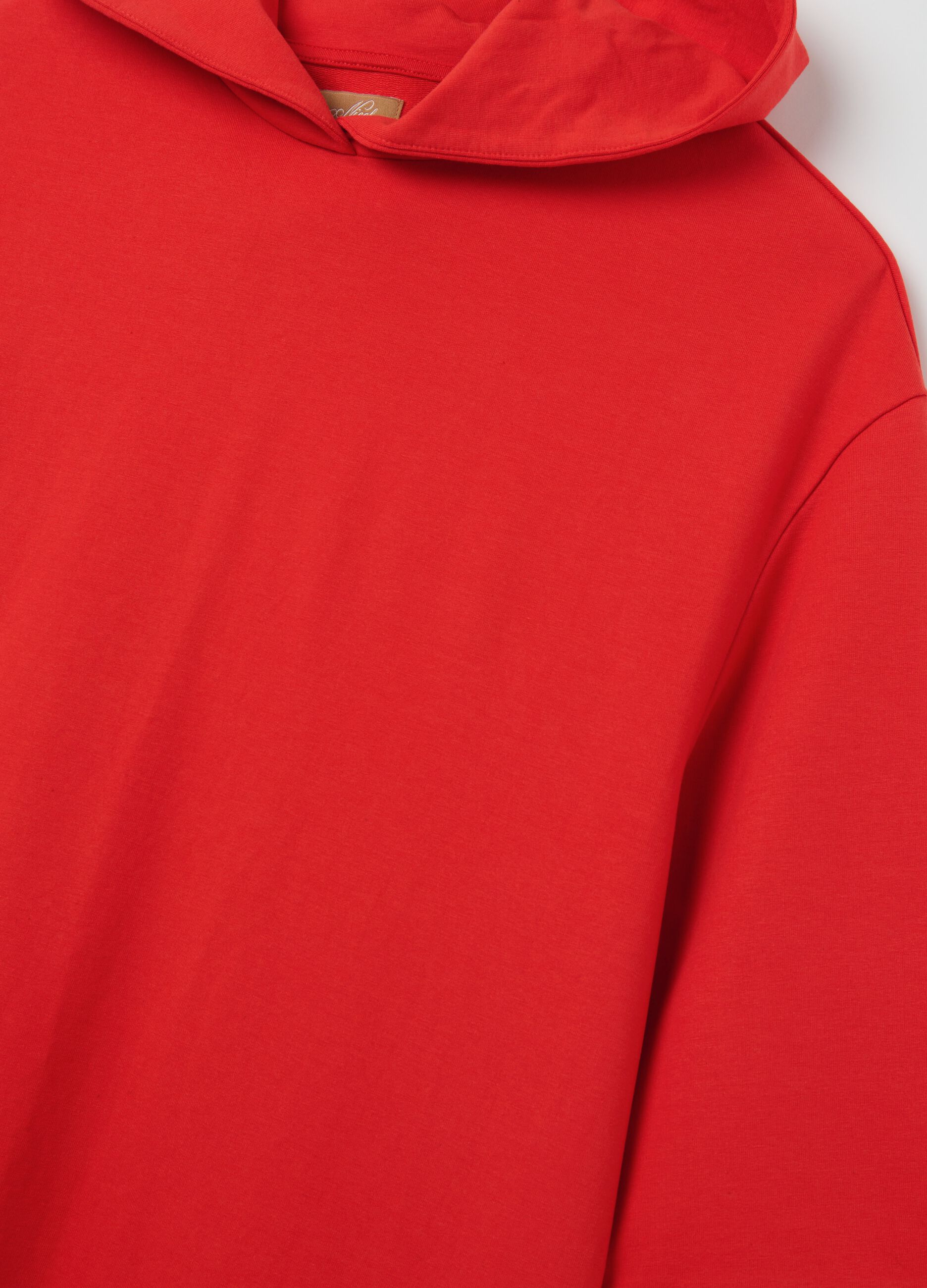 Maternity sweatshirt dress with hood