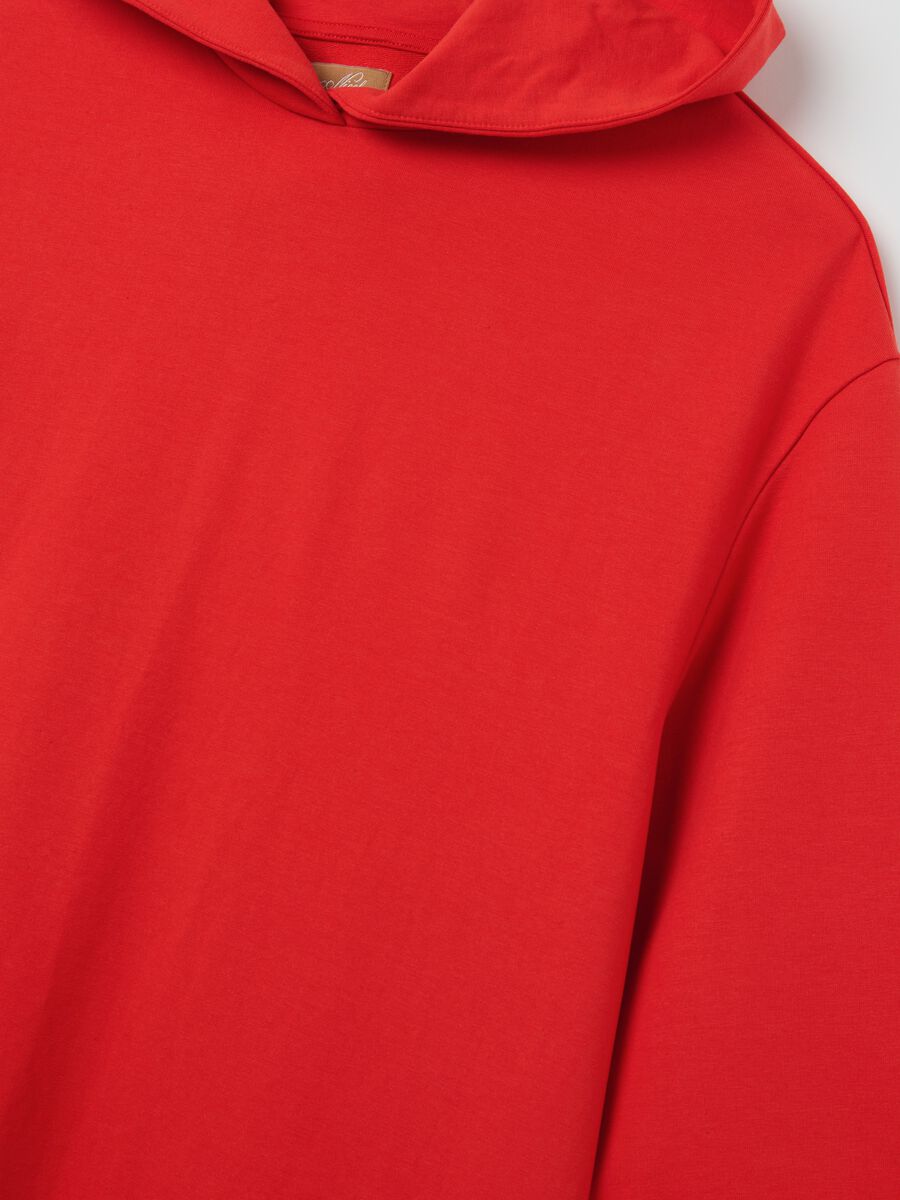 Maternity sweatshirt dress with hood_5