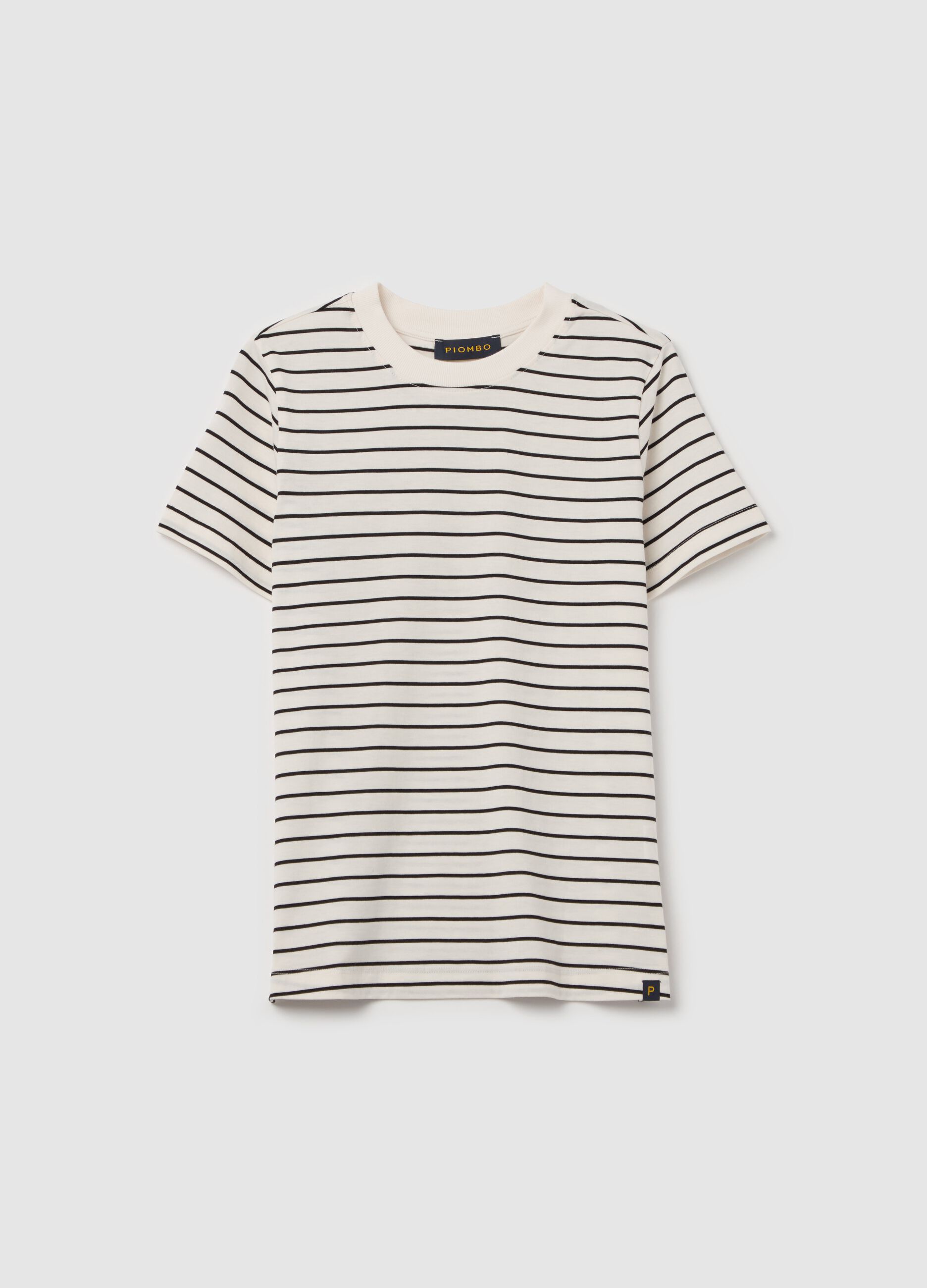 Striped Supima cotton T-shirt