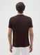 Brown pure cotton regular fit T-shirt_2